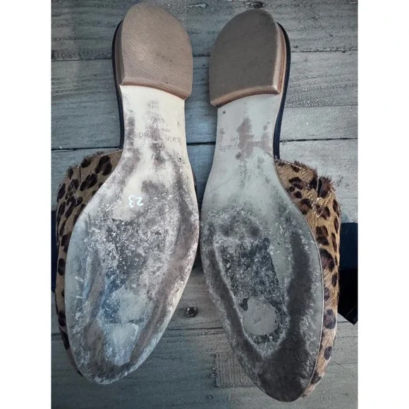Kate Spade New York Belgrove Bow Mules in Leopard-print‎ calf hair Size 6.5 - Picture 6 of 6